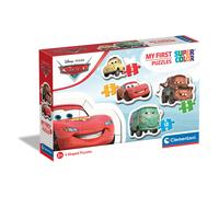 Clementoni - 20804 - My first puzzle - Cars - 3-6-9-12 Pieces - Disney