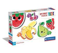 Clementoni - 20815 - My First Jigsaw Puzzle - Fruit and Vegetables - 2-3-4-5 Pieces, jigsaw for kids