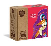 Clementoni - 20822 - My First Puzzle Play For Future - Over The Moon - 3+6+9+12 pieces - Made in Italy - 100% recycled materials, jigsaw puzzle for kids