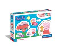 Clementoni 20829, Peppa Pig My First Puzzles for Toddlers - 3+6+9+12 Pieces, Ages 2 Years Plus