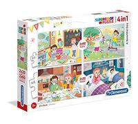 Clementoni - 21306 - Supercolor Puzzle - Beautiful Day 2 x 20pc + 2x 60pc Puzzle