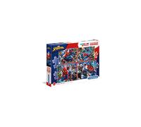 Clementoni - 21410 - Supercolor Puzzle - Spiderman - 20 + 60 + 80 + 180pc Puzzle Set
