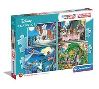 Clementoni - 21414 - Supercolor Puzzle Disney Classics (20+60+100+180 Pieces) - Jigsaw Puzzle For Kids Age 3