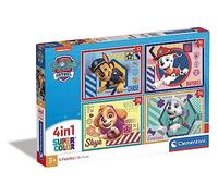 Clementoni - 21526 - Supercolor Puzzle 4 In 1 - Paw Patrol - 12+16+20+24 Pieces, Jigsaw Puzzle For Kids Age 3, Puzzle Cartoon, Movie Puzzle, Made In Italy