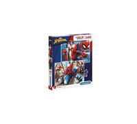 Clementoni 21608 Spiderman 21608-Spiderman-2 x 60 Pieces Puzzle, Multi-Coloured
