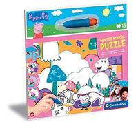 Clementoni 22246 Water Magic Peppa Pig Puzzle 15pcs Reveal Pig-15 Pieces-Jigsaw Kids Age 3, Multicoloured, M