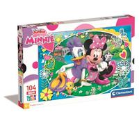 Clementoni 23708 -Supercolor Puzzle for children-Minnie Happy Helpers-104 Maxi Pieces-Disney, Multi-Colour