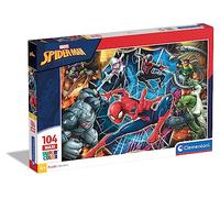 Clementoni - 23716 - Supercolor Puzzle for children - Spiderman - 104 Maxi Pieces