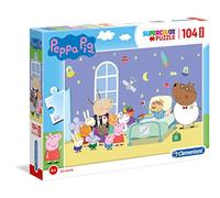 Clementoni - 23735 - Supercolor Puzzle Peppa Pig - 104 maxi pieces - jigsaw puzzles for kids age 4 - Made in Italy, cartoon puzzles