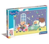 Clementoni - 23735 - Supercolor Puzzle Peppa Pig - 104 maxi pieces - jigsaw puzzles for kids age 4 - Made in Italy, cartoon puzzles
