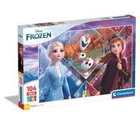 Clementoni - 23739 - Supercolor Puzzle - Disney Frozen 2-104 maxi pieces - Made in Italy - jigsaw puzzle children age 4