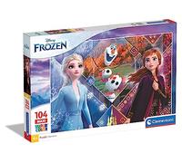 Clementoni - 23739 - Supercolor Puzzle - Disney Frozen 2-104 maxi pieces - Made in Italy - jigsaw puzzle children age 4