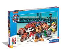 Clementoni 23755, Paw Patrol Supercolor Maxi Puzzle for Children - 104 Pieces, Ages 4 years Plus Multicoloured