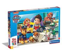 Clementoni 23970, Paw Patrol Supercolor Puzzle for Children - 104 Pieces, Ages 3 Years Plus