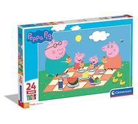 Clementoni 24028 Peppa Pig Puzzle for children, 24 Pieces, White