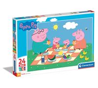 Clementoni 24028 Peppa Pig Puzzle for children, 24 Pieces, White
