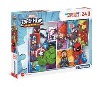 Clementoni - 24208 - Supercolor Puzzle - Marvel Super Hero Avengers - 24 maxi pieces - Made in Italy - jigsaw puzzle children age 3+