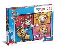 Clementoni Puzzle Supercolor Paw Patrol 24238 - 24 Maxi Pieces, for kids age 3, Made in Italy