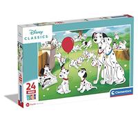 Clementoni - 24245 - Supercolor Puzzle - Disney Classics - 24 Maxi Pieces, Jigsaw Puzzle For Kids Age 3, Puzzle Cartoon, Made In Italy