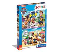 Clementoni 24779, Paw Patrol Puzzle for Children, 2 X 20 Pieces, Ages 3 Years Plus, Multi Coloured