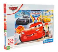 Clementoni - 25047 104 Pieces Supercolor Children's Puzzle for Children 6+ Years, Illustration with Characters from Disney Cars, Gift Idea, Made in Italy, 48.5 x 33.5 cm, 25047