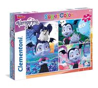Clementoni 25229 25229-SuperColor Puzzle Vampirina-3 x 48 Pieces, Multicolored