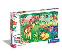 Clementoni - 25233 - Supercolor Puzzle Puzzle - Disney Toy Story 4-3 x 48 pieces - Made in Italy - jigsaw puzzle children age 4