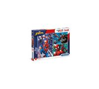 Clementoni - 25238 - Supercolor Puzzle for Children- Spider Man-3 x 48 Pieces