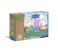 Clementoni - 25269 - Puzzle Play For Future - Peppa Pig - 3 x 48 pieces - jigsaw puzzles for kids age 4-100% Recycled Materials - Made in Italy, cartoon puzzles