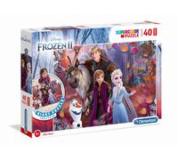 Clementoni - 25464 - Jigsaw Floor Puzzle - Disney Frozen 2-40 pieces - Made in Italy - jigsaw puzzle children age 3