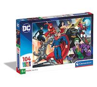 Clementoni - 25722 - Supercolor Puzzle Dc Comics Justice League - 104 Pieces - Jigsaw Puzzle For Kids Age 6