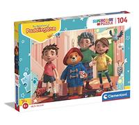 Clementoni - 25730 - Supercolor Puzzle - Paddington - 104 pieces - Made in Italy, children's jigsaw puzzles 6 years, cartoon puzzles, Paddington puzzle