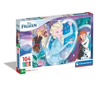 Clementoni Jigsaw Puzzle Supercolor Disney Frozen 2 25737 – 104 Pieces – For Kids Age 6