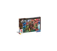 Clementoni - 26456 - Supercolor Puzzle - Jurassic World - 60 maxi pieces - Made in Italy - jigsaw puzzle children age 4 years plus