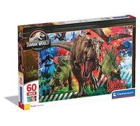 Clementoni - 26456 - Supercolor Puzzle - Jurassic World - 60 maxi pieces - Made in Italy - jigsaw puzzle children age 4 years plus