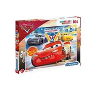 Clementoni 27072 -Supercolor Puzzle for children-Cars, Piston Cup Legends-104 Pieces, Multi-Colour