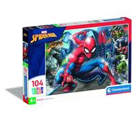 Clementoni - 27116 - Supercolor Puzzle for Children-Spider Man-104 Pieces