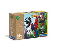 Clementoni - 27151 - Marvel Spiderman - 104 pieces - Made in Italy - 100% recycled materials, jigsaw puzzle for kids