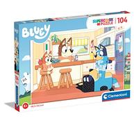 Clementoni - 27169 - Supercolor Puzzle Bluey - 104 Pieces - Jigsaw Puzzle For Kids Age 6 - Made In Italy