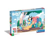 Clementoni - 27171 - Supercolor Puzzle Bluey - 104 Pieces - Jigsaw Puzzle For Kids Age 6 - Made In Italy