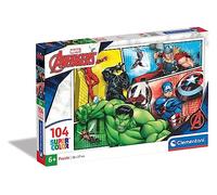 Clementoni - 27284 - Supercolor Puzzle for Children-The Avengers-104 Pieces