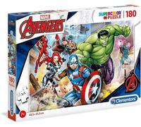 Clementoni - 29295 - Supercolor Puzzle for Children - Marvel The Avengers-180 Pieces