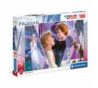 Clementoni 29309, Frozen 2 Supercolor Puzzle for Children - 180 Pieces, Ages 7 y
