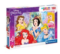 Clementoni 29311, Princess Supercolor Puzzle for Children - 180 Piec (US IMPORT)