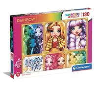 Clementoni - 29777 - Supercolor Puzzle Rainbow High - 180 Pieces - Jigsaw Puzzle For Kids Age 7