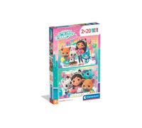 CLEMENTONI - 2x20 pieces - Gabby's Dollhouse