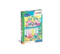 CLEMENTONI - 2x20 pieces - Peppa Pig