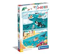 Clementoni 2x60 el. Super Kolor Life at Sea [PUZZLE]