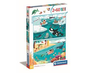 Clementoni 2x60 el. Super Kolor Life at Sea [PUZZLE]