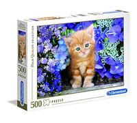 Clementoni - 30415 - Collection - Ginger cat in flowers - 500 Pieces